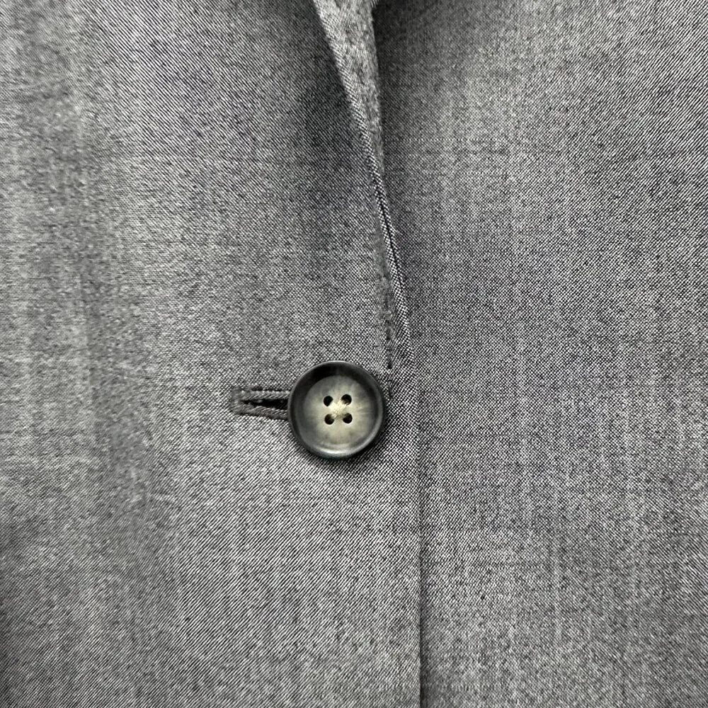 Banana Republic Gray Blazer Suit Jacket Size 12 - Picture 7 of 14